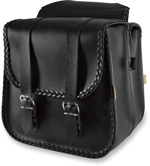 WILLIE & MAX LUGGAGE Standard Braided Saddlebags - Black 58230-20