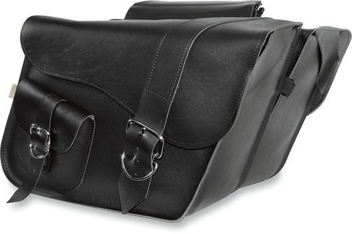 WILLIE & MAX LUGGAGE Ranger Slant Saddlebags - Large - Black 58750-00