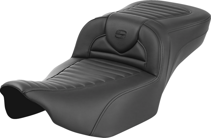 SADDLEMEN Roadsofa Extended Reach Seat - without Backrest - Tuck-n-Roll - FLTR/FLHX '23-'24 823-07-20300 - PartsOutlet.com.au