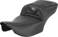 SADDLEMEN Roadsofa Extended Reach Seat - without Backrest - Tuck-n-Roll - Carbon Fiber - FLTR/FLHX '23-'24 823-07-20500 - PartsOutlet.com.au