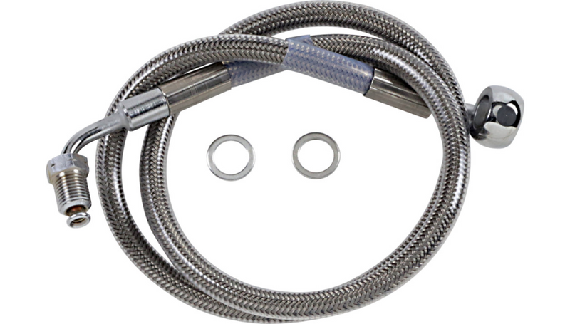 DRAG SPECIALTIES Brake Line - +6" - Stainless Steel - '18-'20 Softail - 618601-6