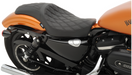 DRAG SPECIALTIES Predator Seat - Double Diamond - Sportster XL '10+ - 0804-0603 - PartsOutlet.com.au