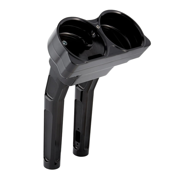 ARLEN NESS METHOD® BAGGER KICKBACK RISERS - 10" - Black 520-032