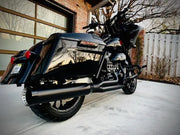 KHROME WERKS 2:1 Outlaw Exhaust - Black - M8 FL 2017+ 200775 - PartsOutlet.com.au