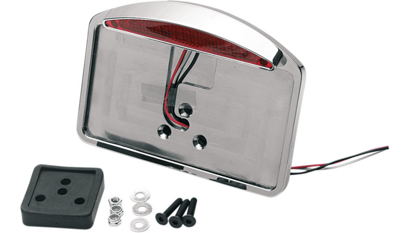 DRAG SPECIALTIES License Plate Mount - Half-Moon 28-6040LEDBXLB1 - PartsOutlet.com.au