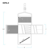 BILTWELL EXFIL-0 2.0 Tool Roll - Black 3017-01 - PartsOutlet.com.au