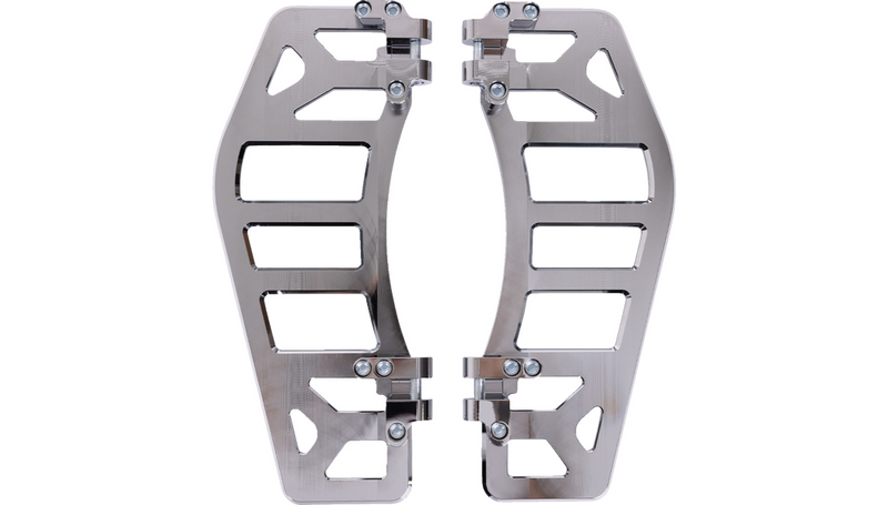 THRASHIN SUPPLY Aggressor Floorboards - Chrome - FL '07-'25 - TSC-2219-3
