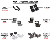 THRASHIN SUPPLY CO. Apex Floorboards - Black TSC-2211-1 - PartsOutlet.com.au