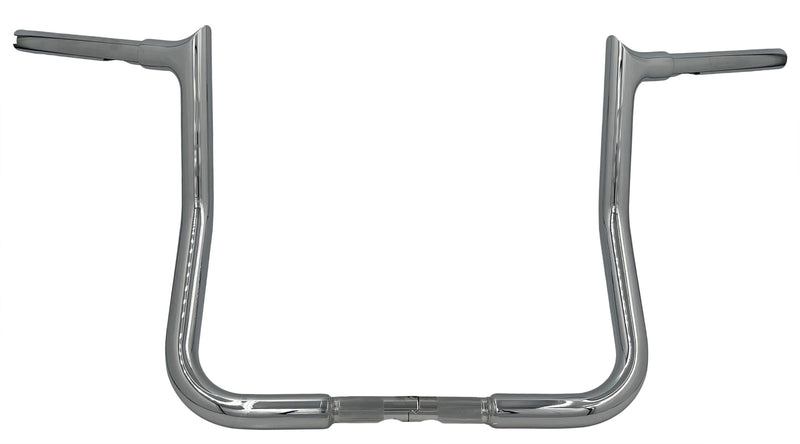 FAT BAGGERS INC. 1-1/4" EZ Install Pointed Top Handlebar - Reduced Reach - 13" - Chrome - FLH '08-'25 - 905013