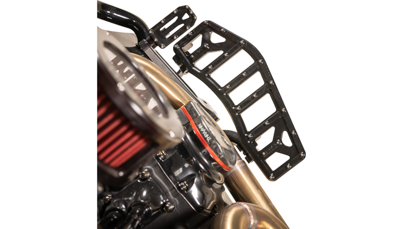 THRASHIN SUPPLY Aggressor Floorboards - Black - FL '07-'25 - TSC-2219-1