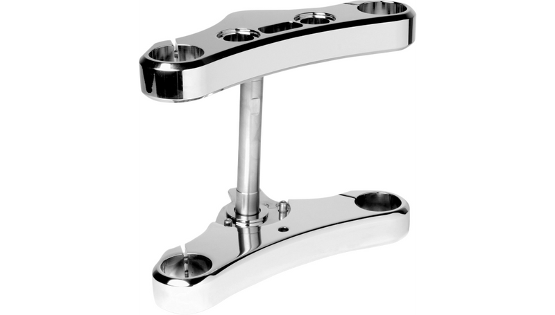 ACCUTRONIX Elite Triple Tree - 49 mm - Chrome - 3 Rake - FXD '06-'17 - TMD349-ESC