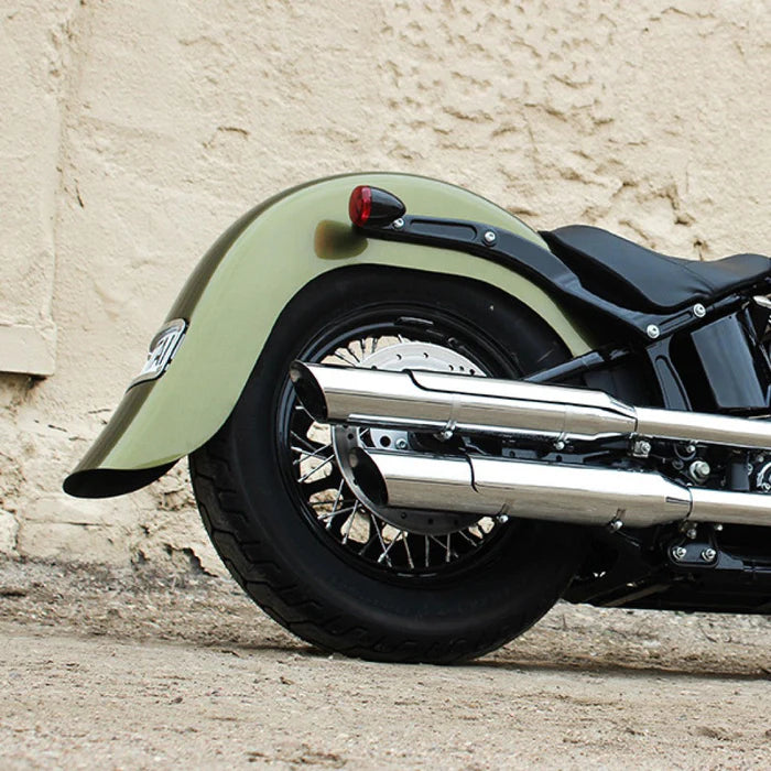KLOCK WERKS 4" Stretched Rear Fender - Smooth - 7.125" W - Softail '12-'17 - KWF-02-0391