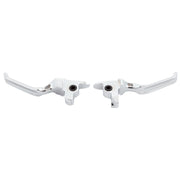 ARLEN NESS Lever Set - Method - Chrome - 96-17 Big Twin (FLST / FXD) - 530-020 - PartsOutlet.com.au