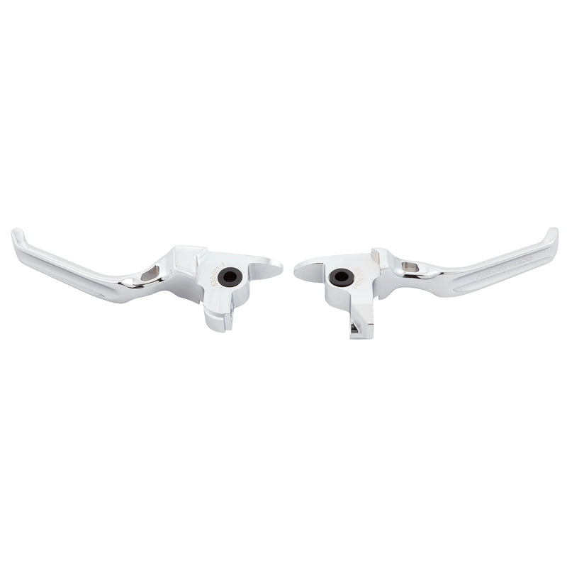 ARLEN NESS Lever Set - Method - Chrome - 96-17 Big Twin (FLST / FXD) - 530-020 - PartsOutlet.com.au