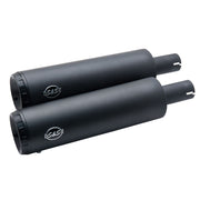 S&S CYCLE GRAND NATIONAL® SLIP-ONS for M8 FAT BOB® MODELS–Black 550-0734 - PartsOutlet.com.au