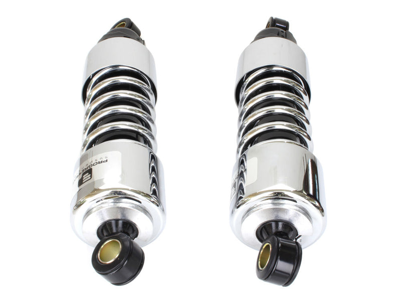 PROGRESSIVE SUSPENSION 412 Series Shock - 11.5" - Standard - Chrome - Harley-Davidson Touring '06-'25 FLH/T - 412-4074C