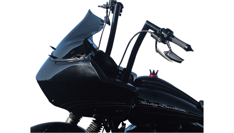 FAT BAGGERS INC. 1-1/2" EZ Install Flat Top Handlebar - 16" - Black - FL '05-'24 - 607016-B