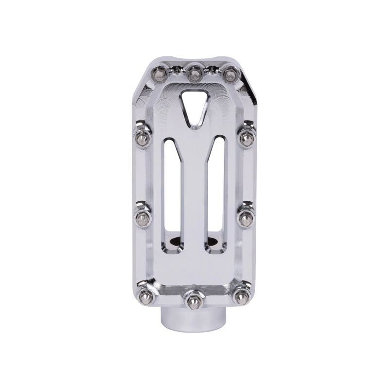 THRASHIN SUPPLY Aggressor Brake Pedal - Chrome - Touring - TSC-2221-3