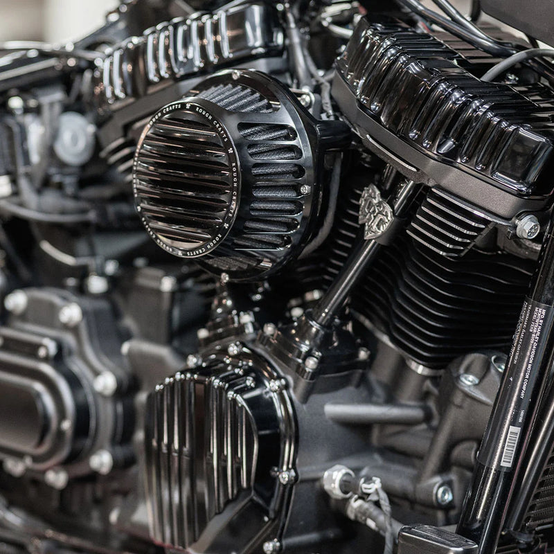 ARLEN NESS Rough Craft Air Cleaner Kit - Black -  Touring '24+ & Softail '25+ - RC-600-023