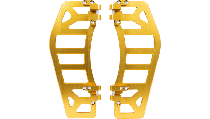 THRASHIN SUPPLY Aggressor Floorboards - Gold - FL '07-'25 - TSC-2219-5