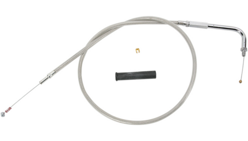 DRAG SPECIALTIES Idle Cable - 31-3/4" - Braided - Harley-Davidson '96-'17 - 5341900B