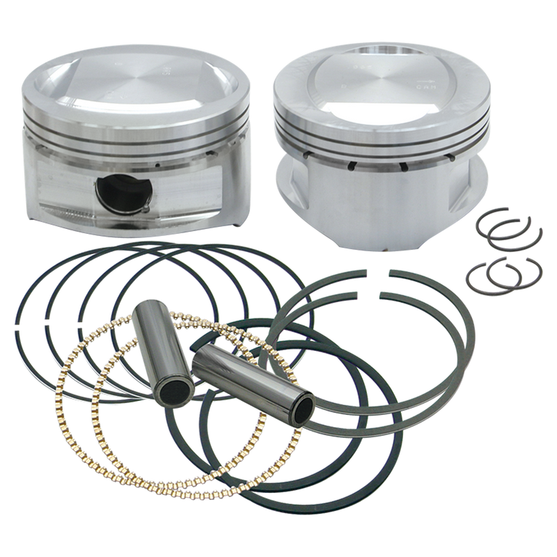 S&S CYCLE 95" Conversion Pistons for '99-'06 HD® Big Twins - +.005 - 92-1204