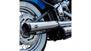 S&S CYCLE Grand National Race Mufflers for Softail - Chrome 550-0740 - PartsOutlet.com.au