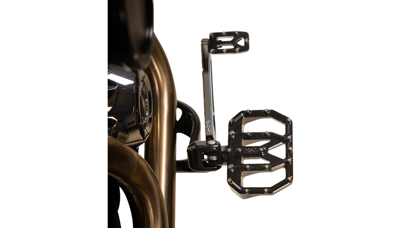 THRASHIN SUPPLY Mini Aggressor Floorboards - HD Male Mount '72-'25 - TSC-2031-1-D