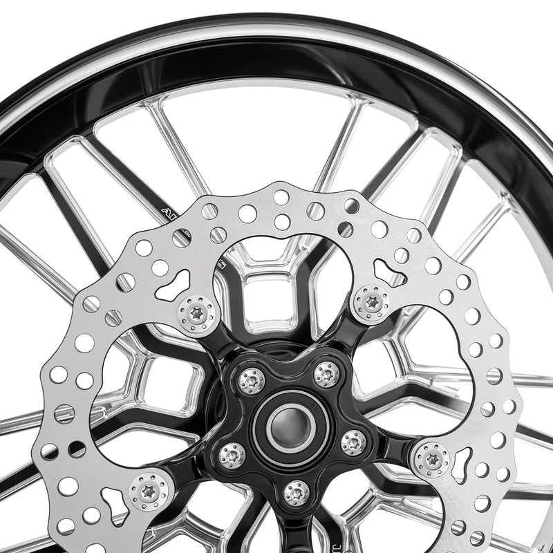 ARLEN NESS Spider Rotor - 12-19/32" - Black - Front - FL '23-'24 - 300-108
