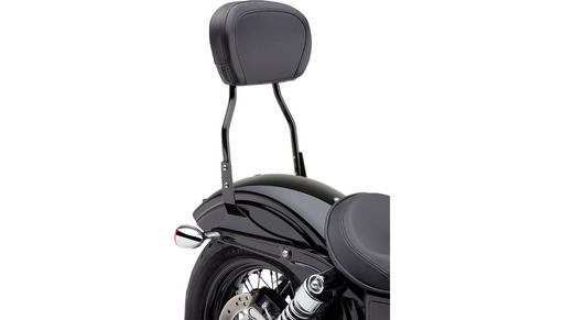 COBRA Round Sissy Bar - Short - Black - '04-'17 Sportster 602-1253B - PartsOutlet.com.au