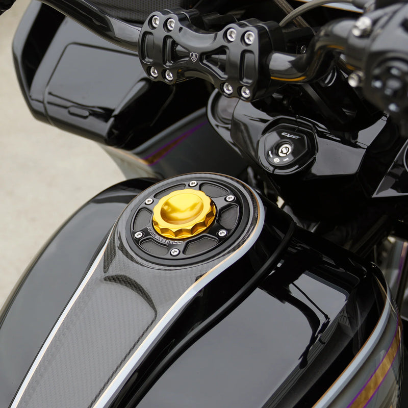 ARLEN NESS 12 Point Gas Cap - Gold - FL '23-'25 - 701-016