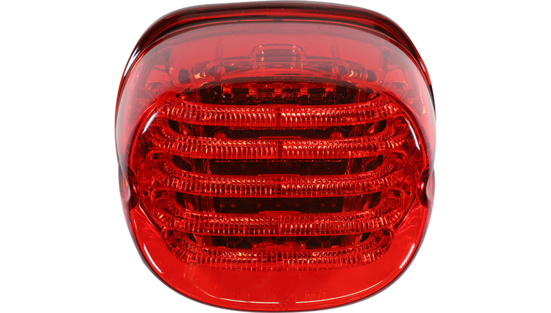 CUSTOM DYNAMICS Taillight - without License Plate Illumination Window - Red - Harley-Davidson '99-'24 - PB-TL-LP-R