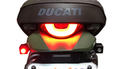 JOKER MACHINE Side-mount LED Turn Signals - Black/Red 05-206-RB - PartsOutlet.com.au
