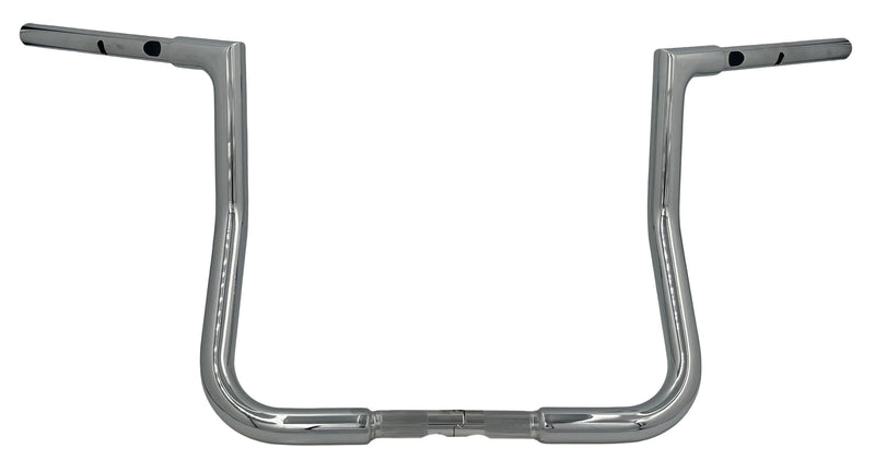 FAT BAGGERS INC. 1-1/4" EZ Install Flat Top Handlebar - Reduced Reach - 13" - Chrome - FLHX '23-'25 - 745013
