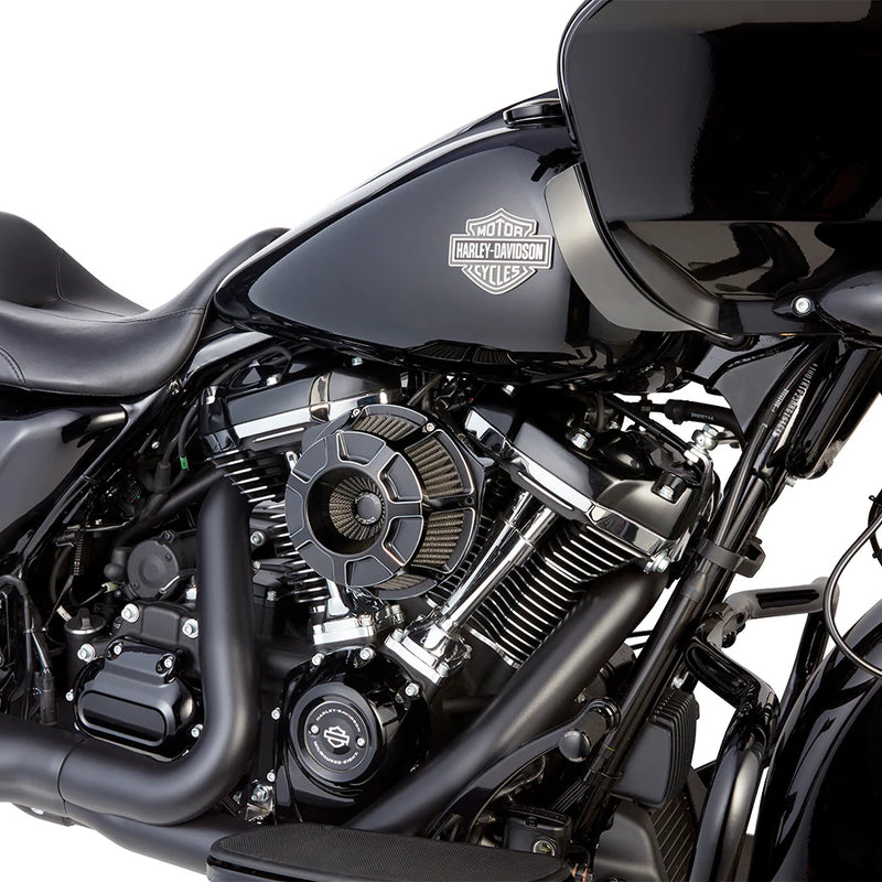 ARLEN NESS Inverted Series Air Cleaner Kit - Beveled - Black - Touring '24+ & Softail 25+ - 600-225