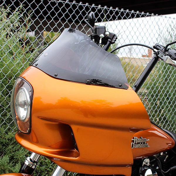 KLOCK WERKS Flare Windshield - 9" - Dark Smoke - FXRP '86-'94 - KWW-02-0500