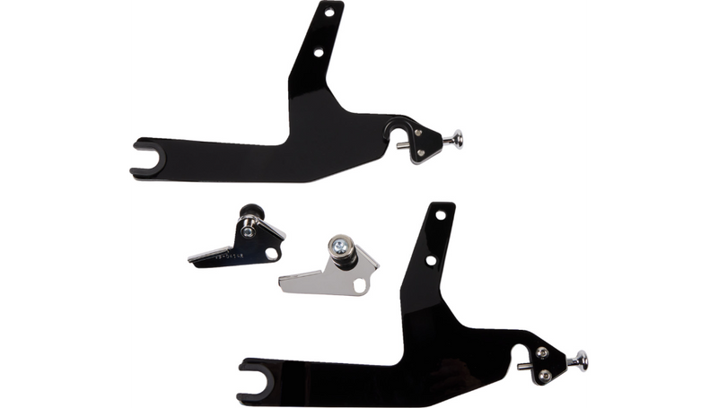 COBRA Backrest Kit - 14" - Black - '00-'17 Softail - 602-2001B