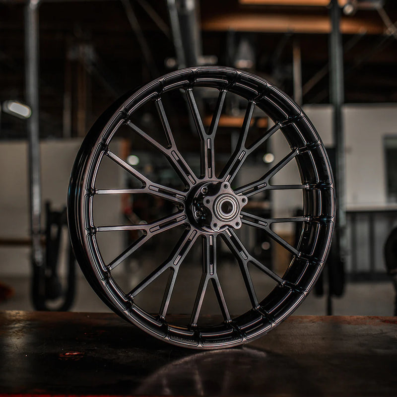 ARLEN NESS Y-SPOKE FORGED WHEELS, BLACK - 18"x5.50" - RIM ONLY - 71-540