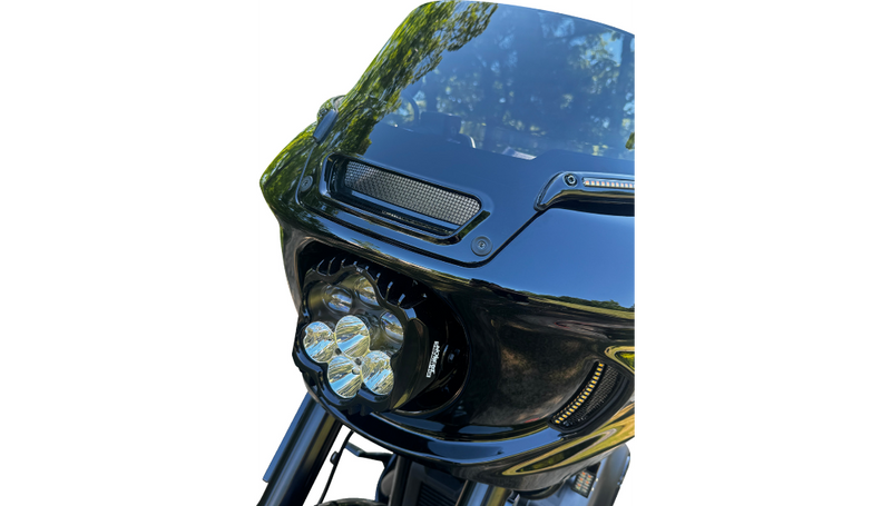 CUSTOM DYNAMICS Shark Demon 2 Headlight - Low Rider ST '22-'25 -  SD2-LRST-W