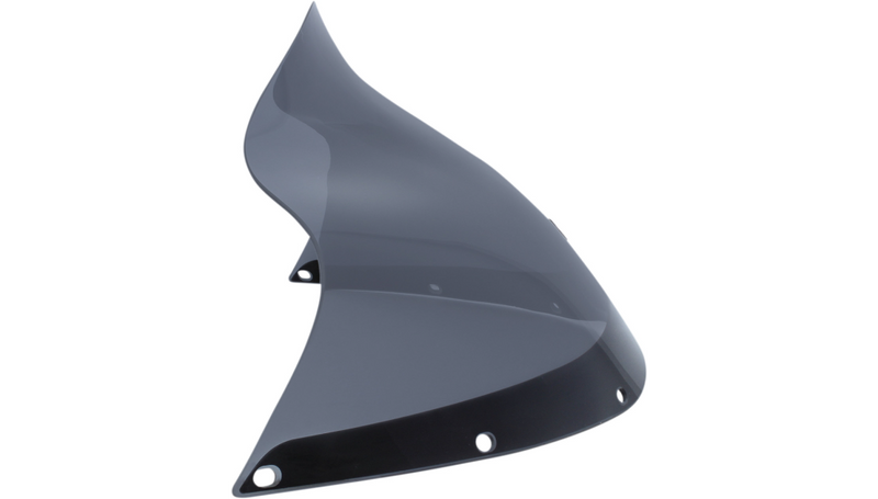 KLOCK WERKS Flare Windshield - 12" - Dark Smoke - FXRT '83-'93 - KWW-02-0573