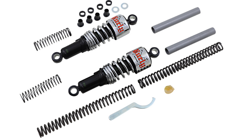 BURLY BRAND Suspension Kit - Slammer - Chrome - '04 - '15 XL B28-1001 - PartsOutlet.com.au