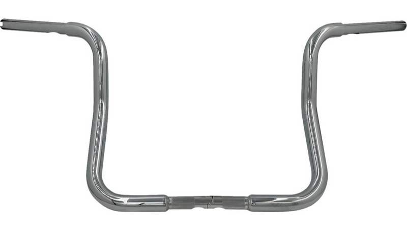 FAT BAGGERS INC. 1-1/4" EZ Install Round Top Handlebar - Reduced Reach - 13" - Chrome - FLH '08-'25 - 903013