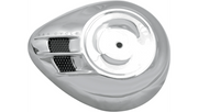 S&S CYCLE Air Stream Air Cleaner Cover in Chrome or Gloss Black for all Stealth Applications 170-0118 - PartsOutlet.com.au