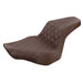 SADDLEMEN Step Up Seat - Driver Lattice Stitched - Brown - '13-'17 - Breakout FXSB - 813-27-172BR - PartsOutlet.com.au