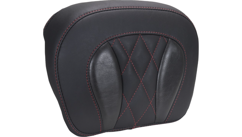 MUSTANG Chopped Tour-Pak? Pad - Dark Cherry Stitching - FLH/FLT '23-'25 - 88440DC