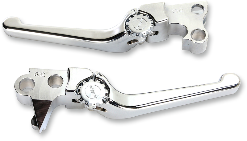 PSR Anthem Adjustable Lever Set for Harley Models - Chrome 12-00651-20