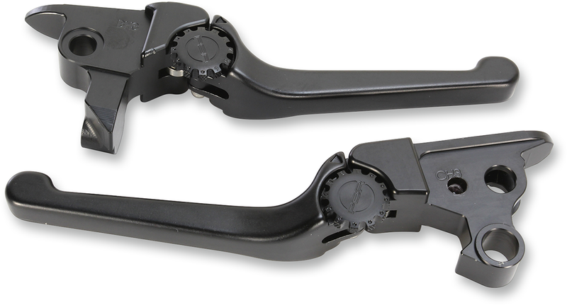 PSR Anthem Adjustable Lever Set for Harley Models - Black 12-00652-22