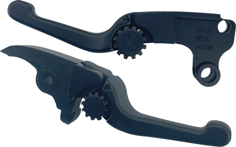 PSR Anthem Adjustable Lever Set for Harley Models - Short - Black 12-01667-22