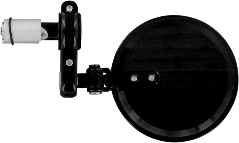PSR Mirror - Franco/Folded-In - Side View/Bar-End - Round - Black 00-00200-22