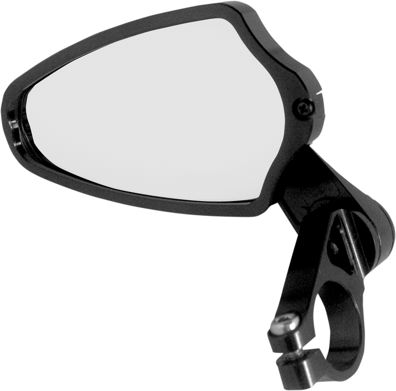 PSR Mirror - Felipe - Side View/Bar-End - Polygon - Black 00-00209-22